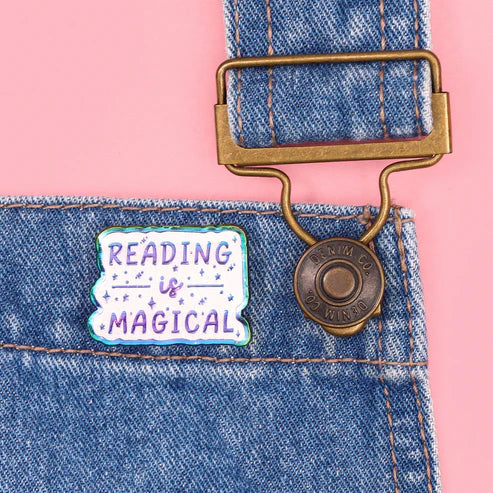 Read Riordan Pins Reading is Magical ENAMEL PiN – SouthStreetArtMart