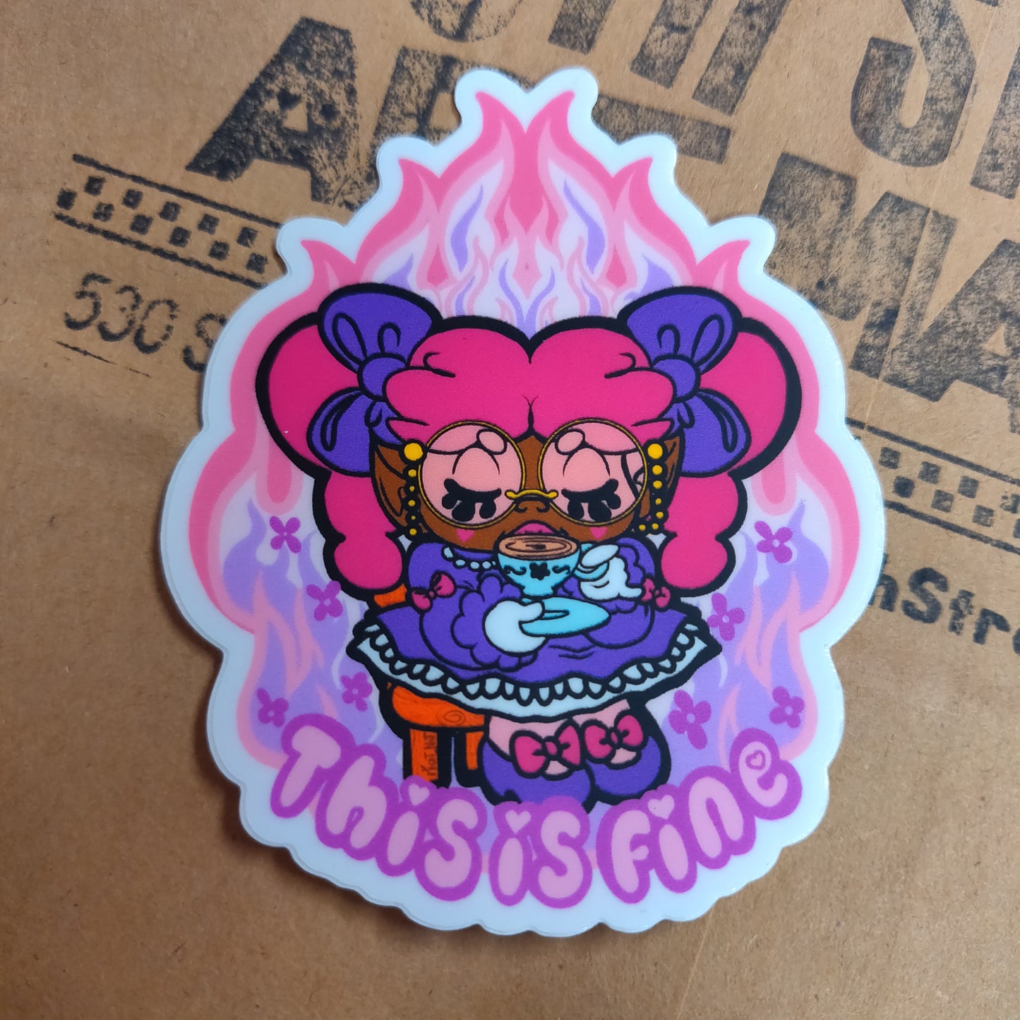 This is fine STiCKER