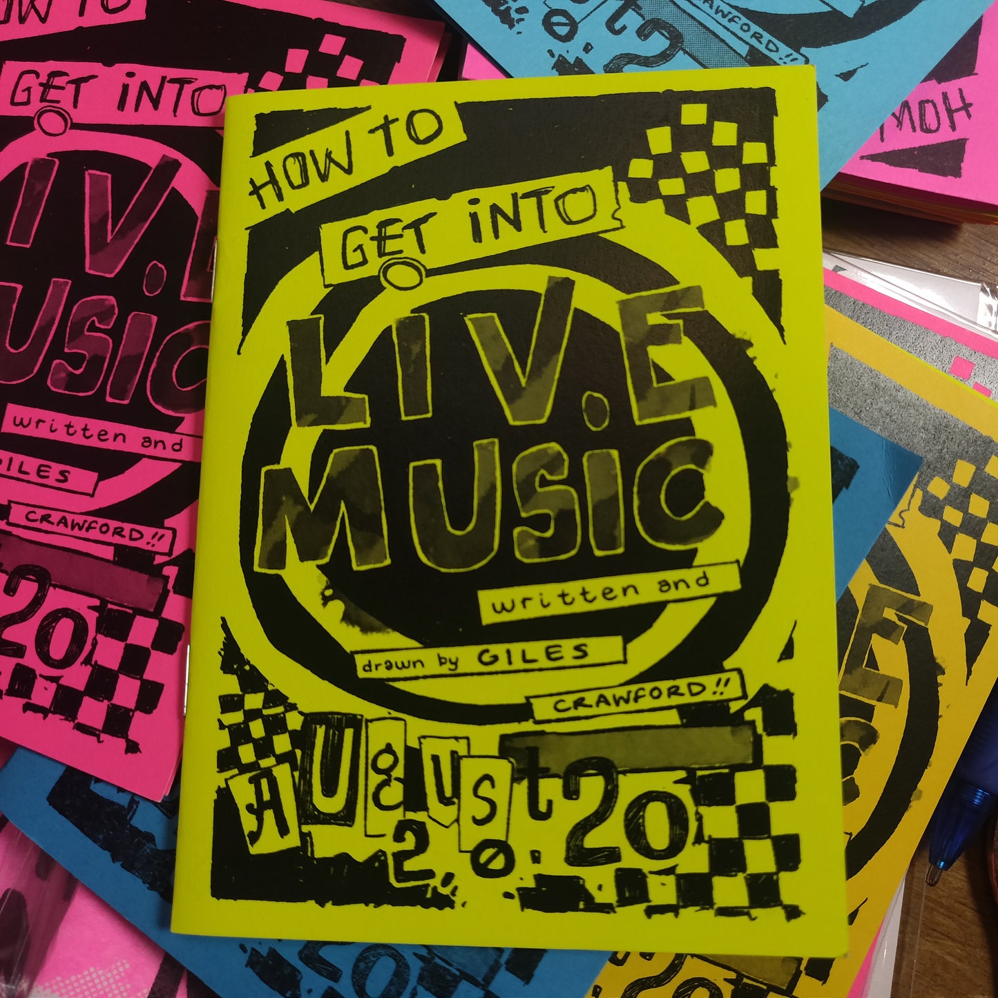 How to Get into Live Music Mini COMiC / ZiNE