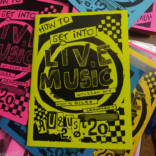 How to Get into Live Music Mini COMiC / ZiNE