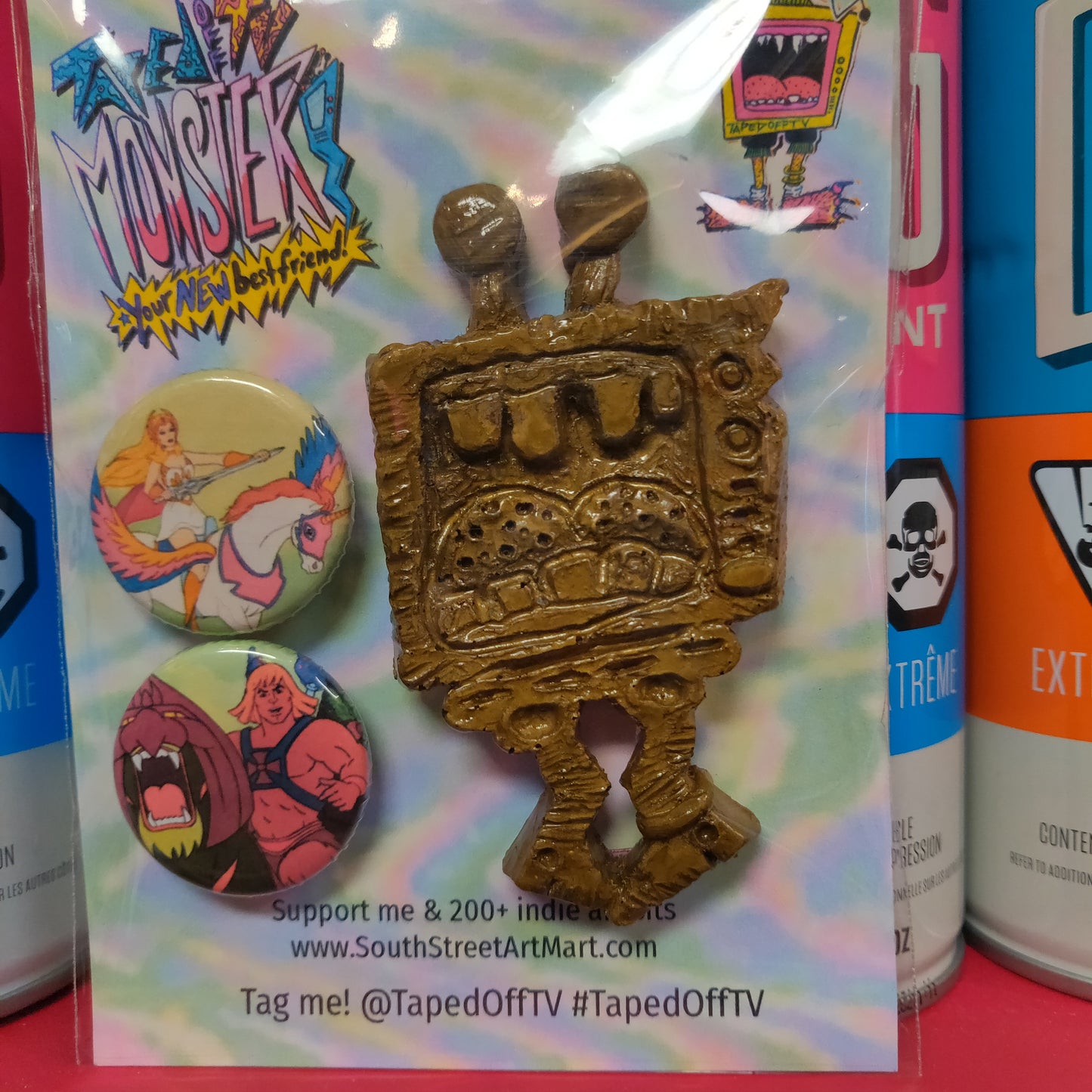 ~ Taped Off TV Monster Pals MAGNET SET ~ Series 01, Version 2.0