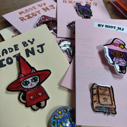 Riot NJ 3-piece Witch Whimsy PiN PACK