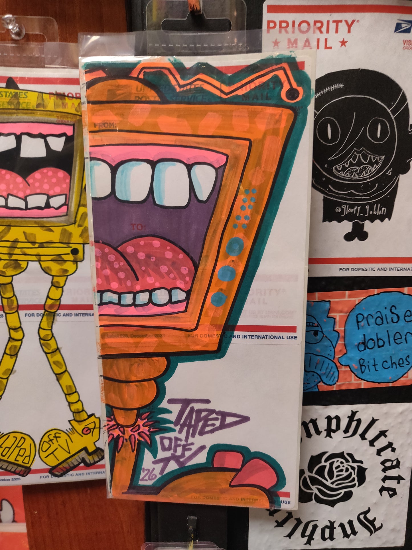TV Monster Snack Sack Double 228 STiCKER PACK by @TapedOffTV