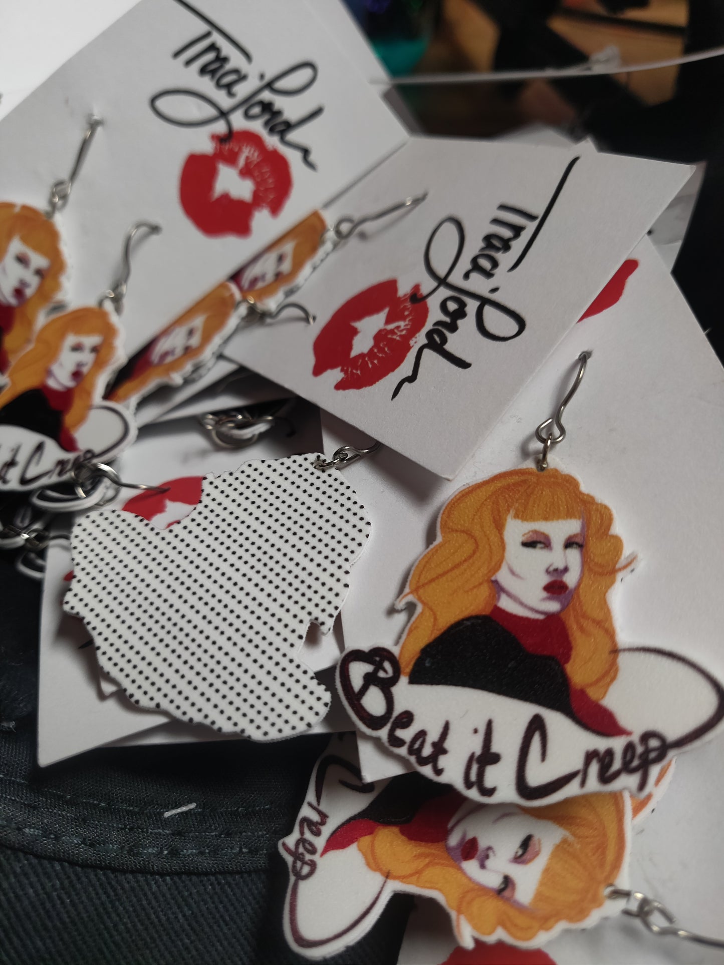 Beat It Creep EARRiNGS from the Traci Lords Collection