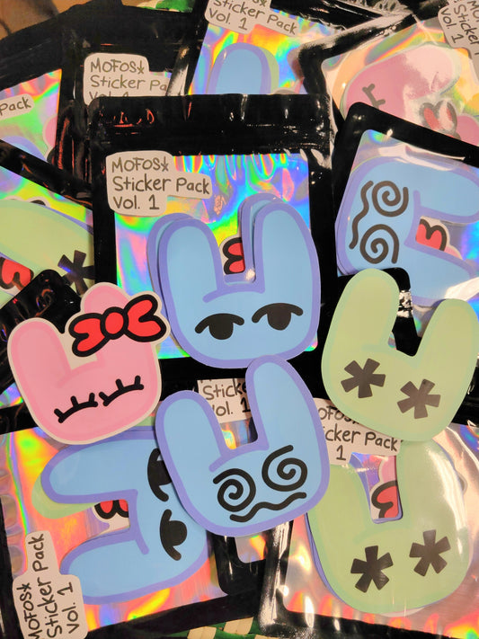 Mofos STiCKER PACK Vol. 1 (set of 4)