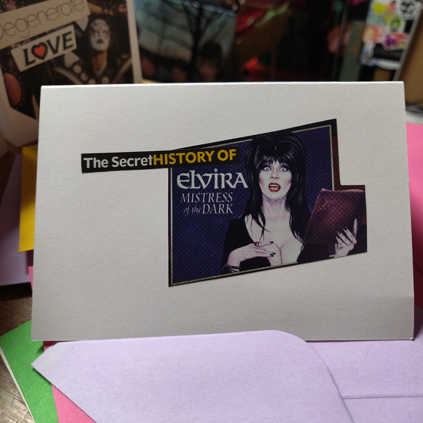 The Secret History of the Mistress Collage GREETiNG CARD