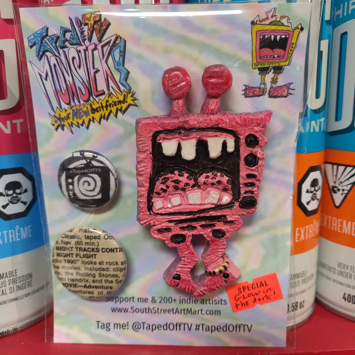 ~ Taped Off TV Monster Pals MAGNET SET ~ Series 01, Version 2.0