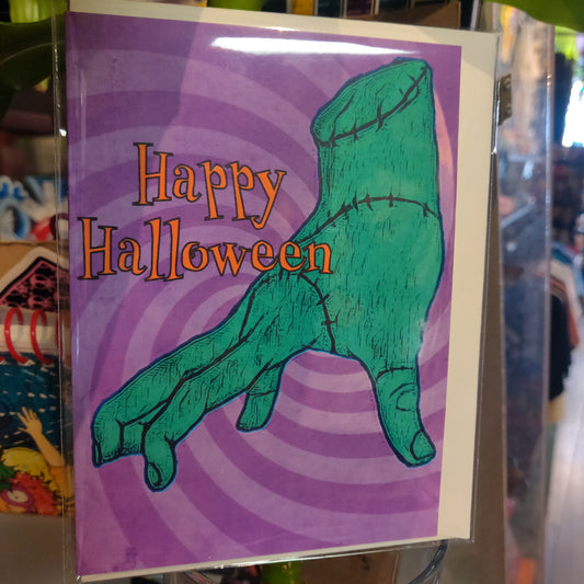 Happy Halloween Hand GREETiNG CARD