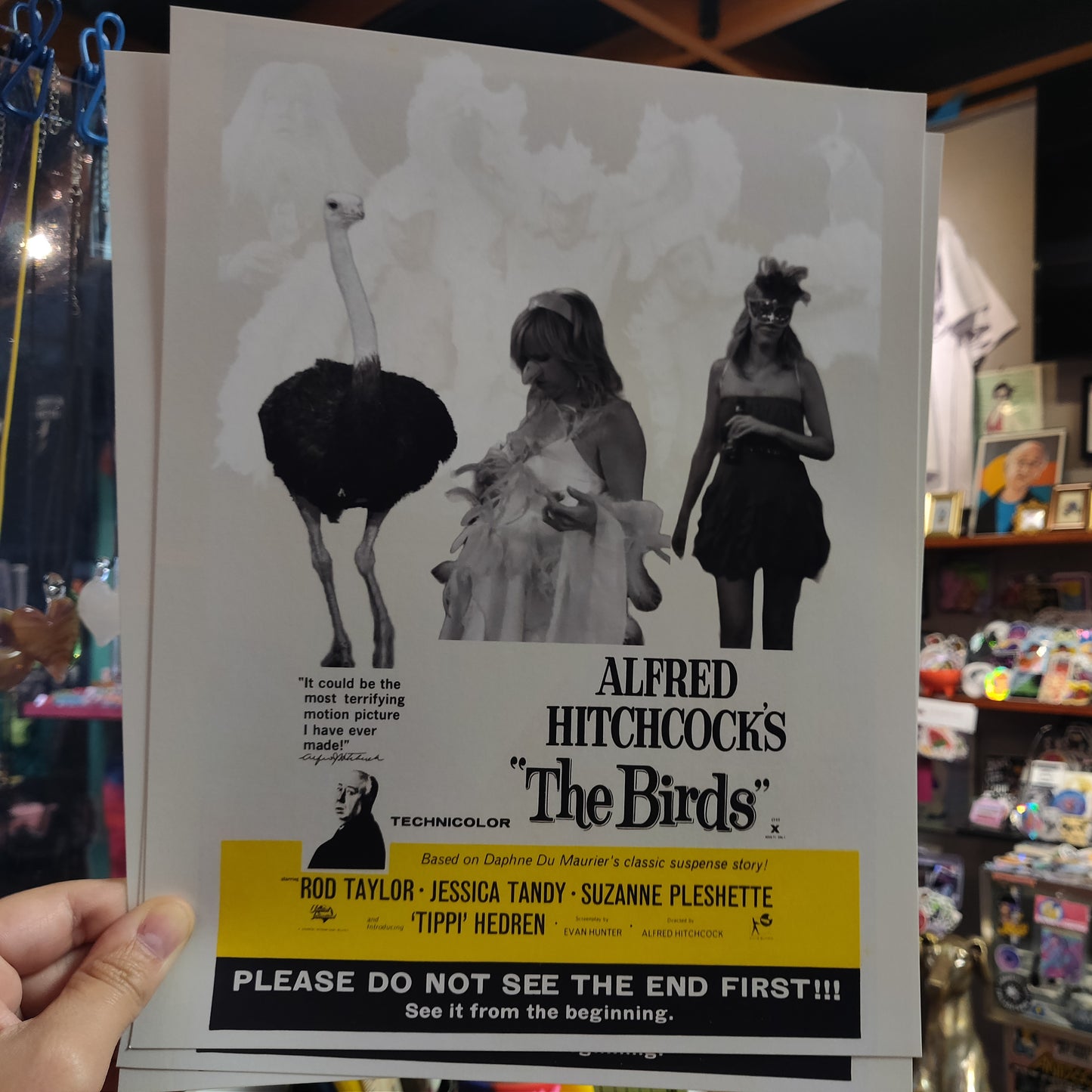 The Birds Sunny Horror Parody POSTER PRiNT