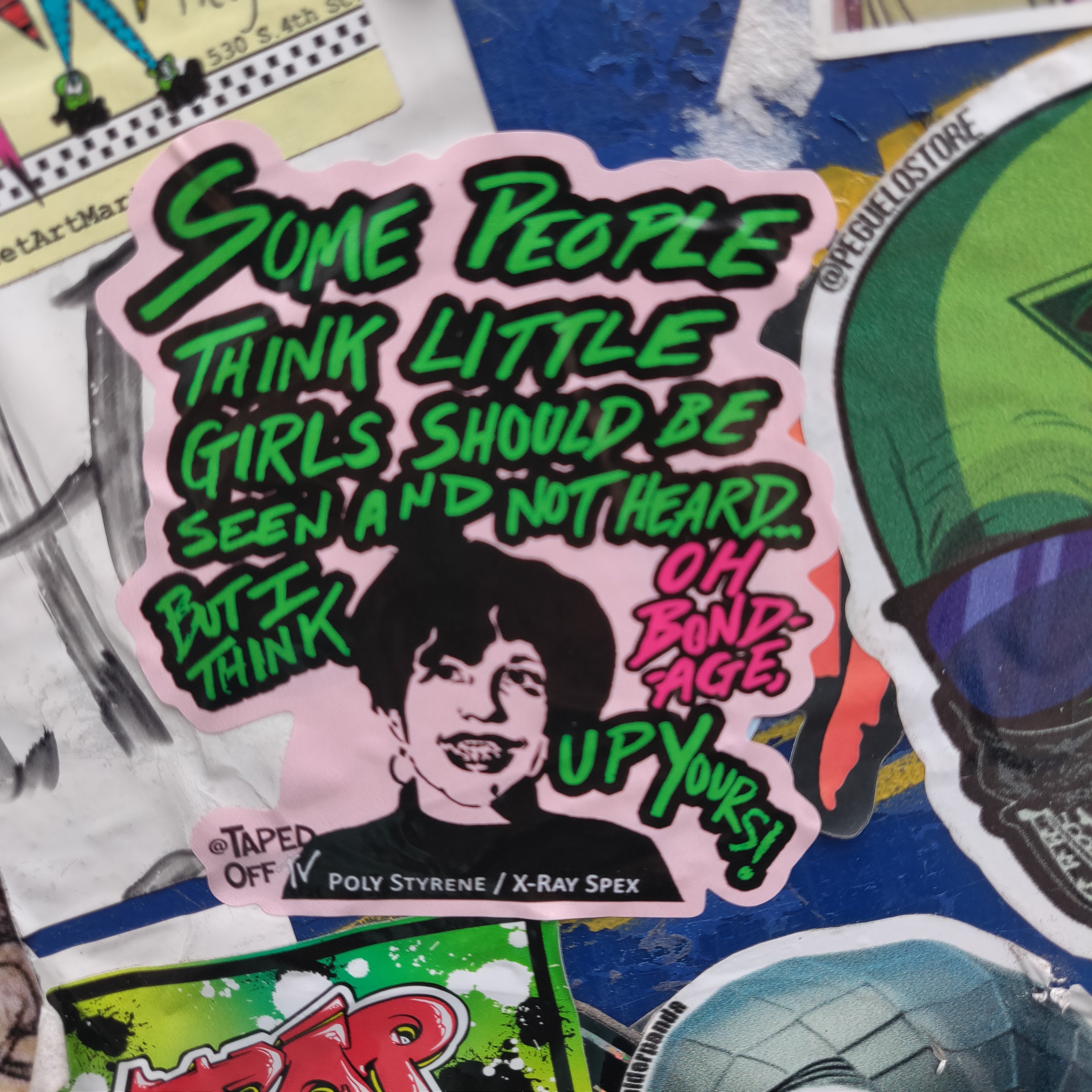 Poly Styrene STiCKER by Taped Off TV – SouthStreetArtMart