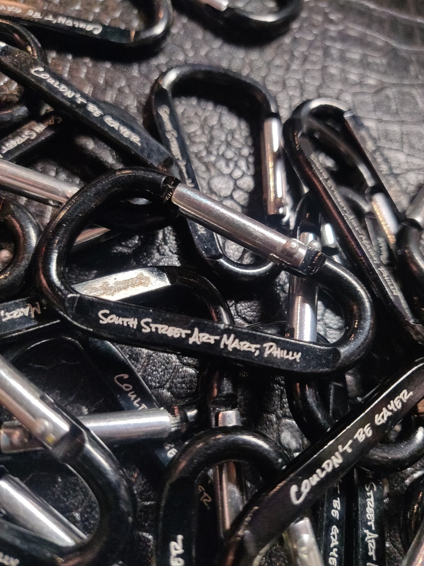 South Street Art Mart... Couldn't Be Gayer! CARABiNER Keychain