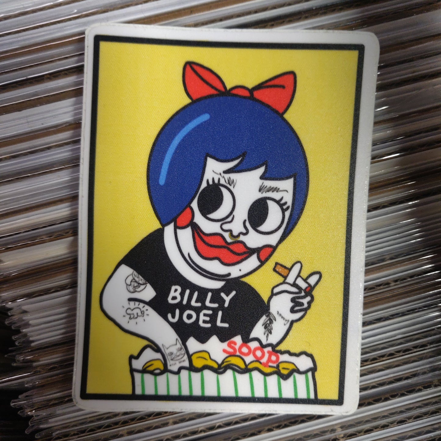 Soop Girl STiCKER ( Billy Joel shirt )