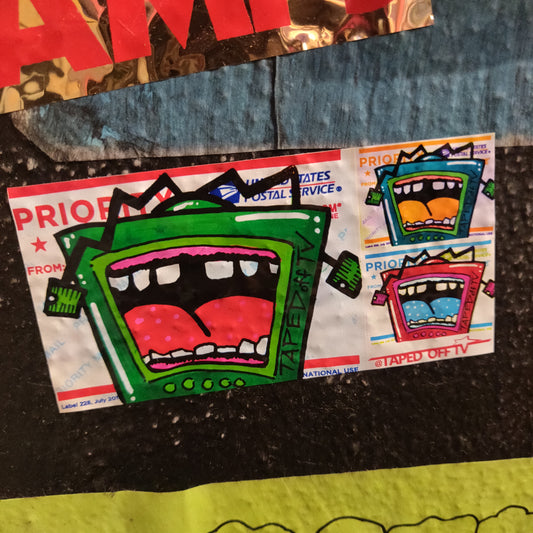 TV Monsters STiCKER by Taped Off TV
