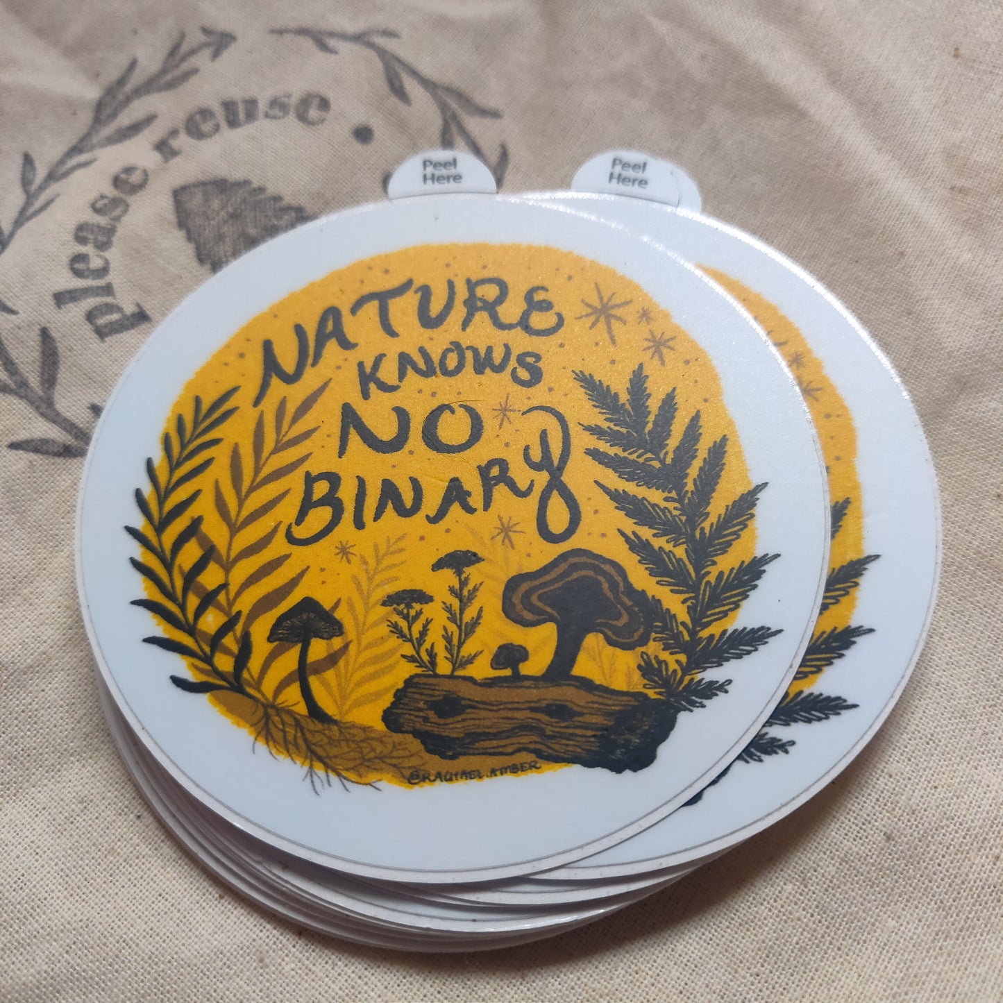 Nature Knows No Binary STICKER