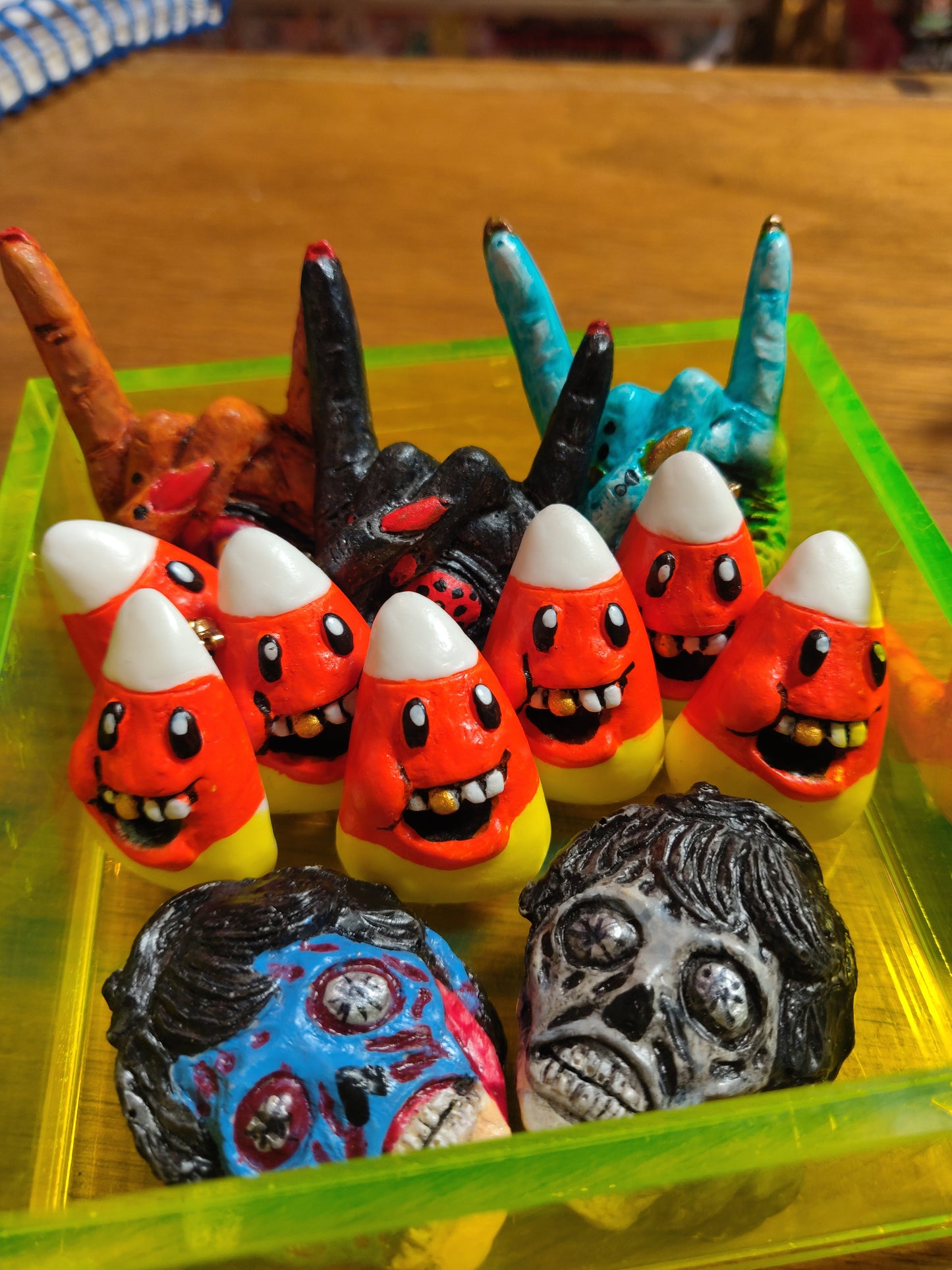 Candy Corn Hand-sculpted PiN / BROOCH