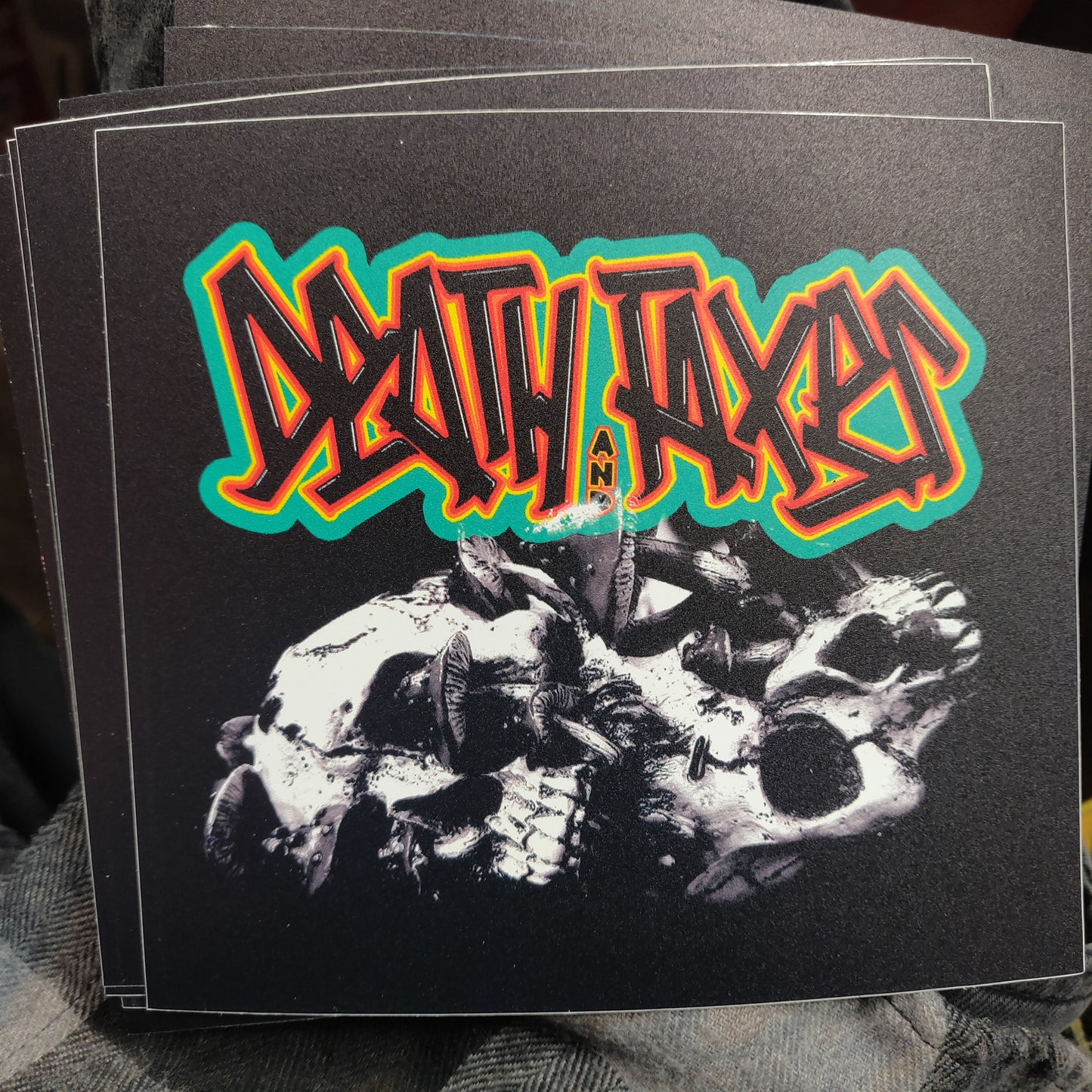 Death and Taxes XL STiCKER