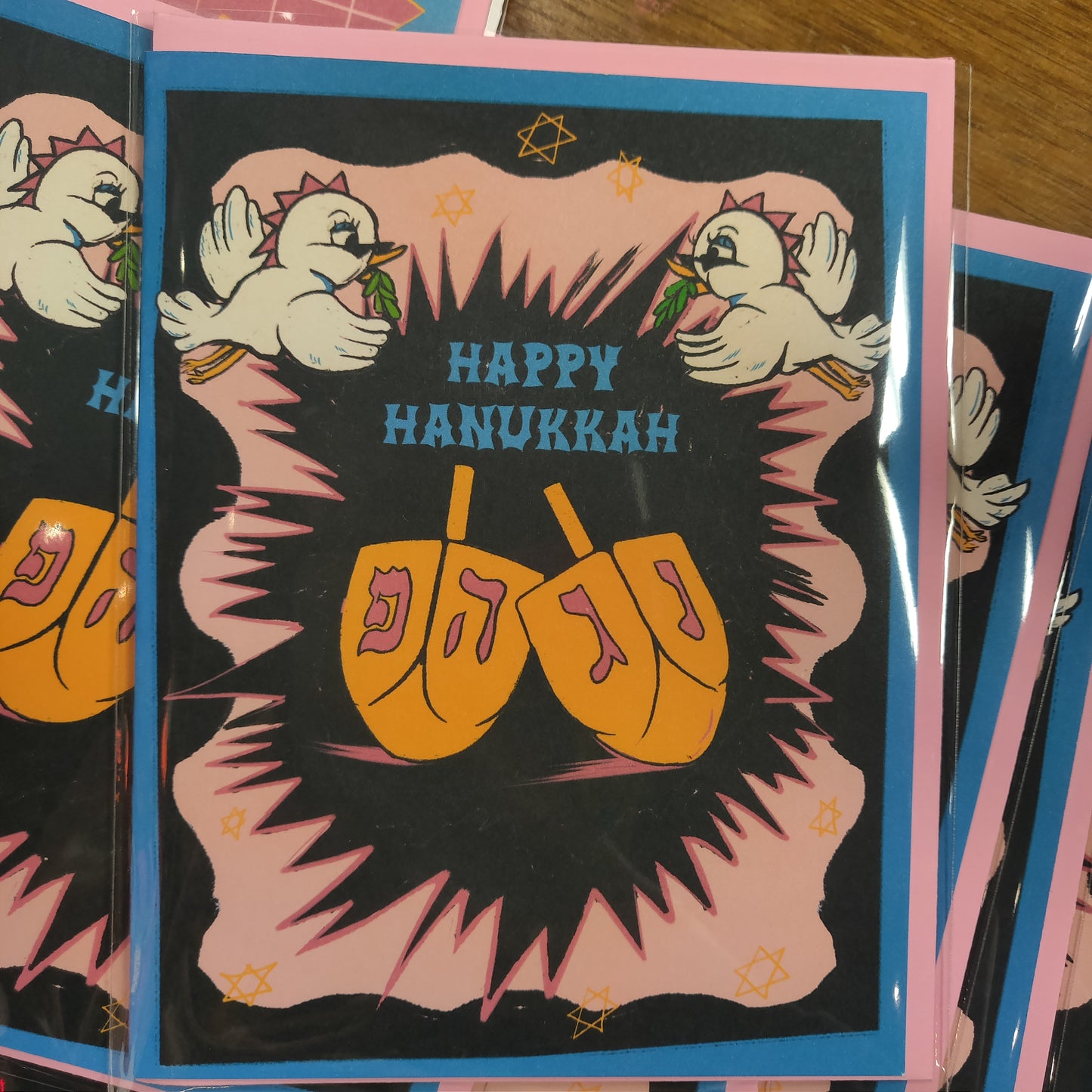 Happy Hanukkah Blank Holiday GREETiNG CARD