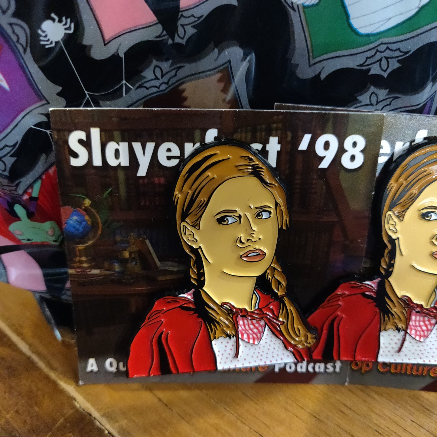 Little Red Vampire Slayer ENAMEL PIN by Slayerfest 98