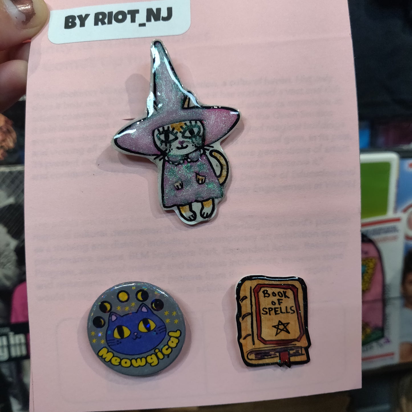 Riot NJ 3-piece Witch Whimsy PiN PACK