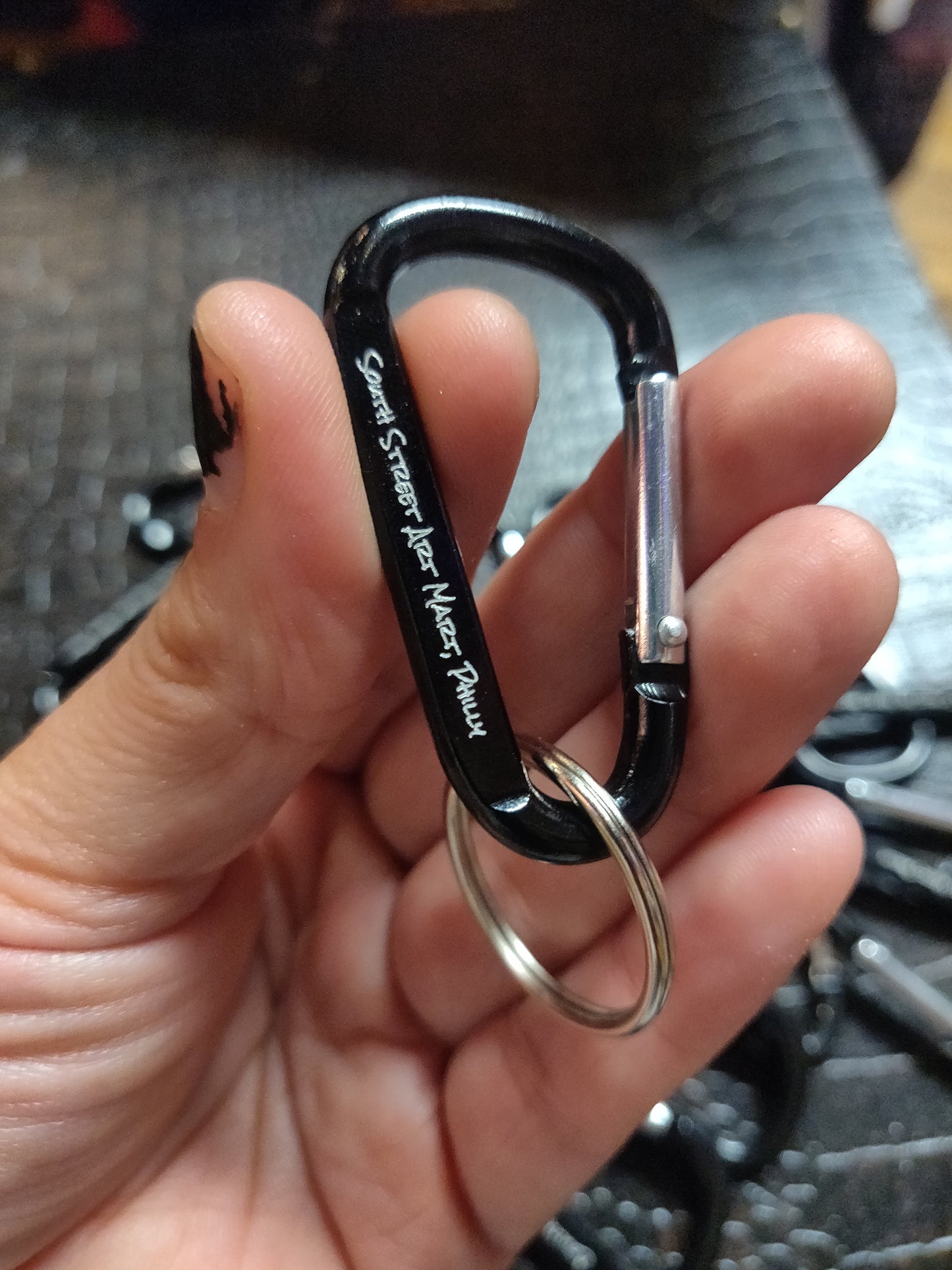 South Street Art Mart... Couldn't Be Gayer! CARABiNER Keychain