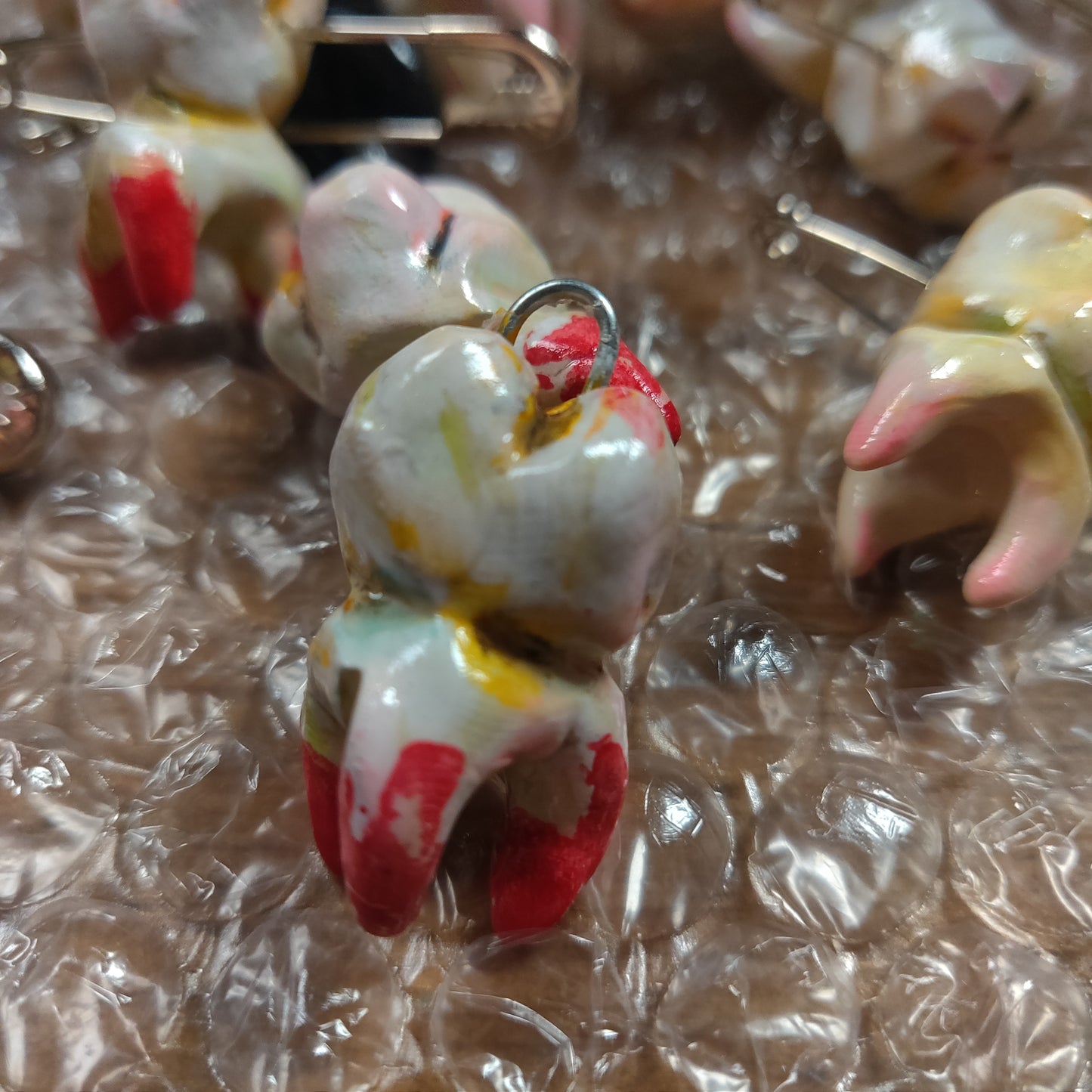 Handmade TOOTH PiNS & Pendants by Giles Crawford