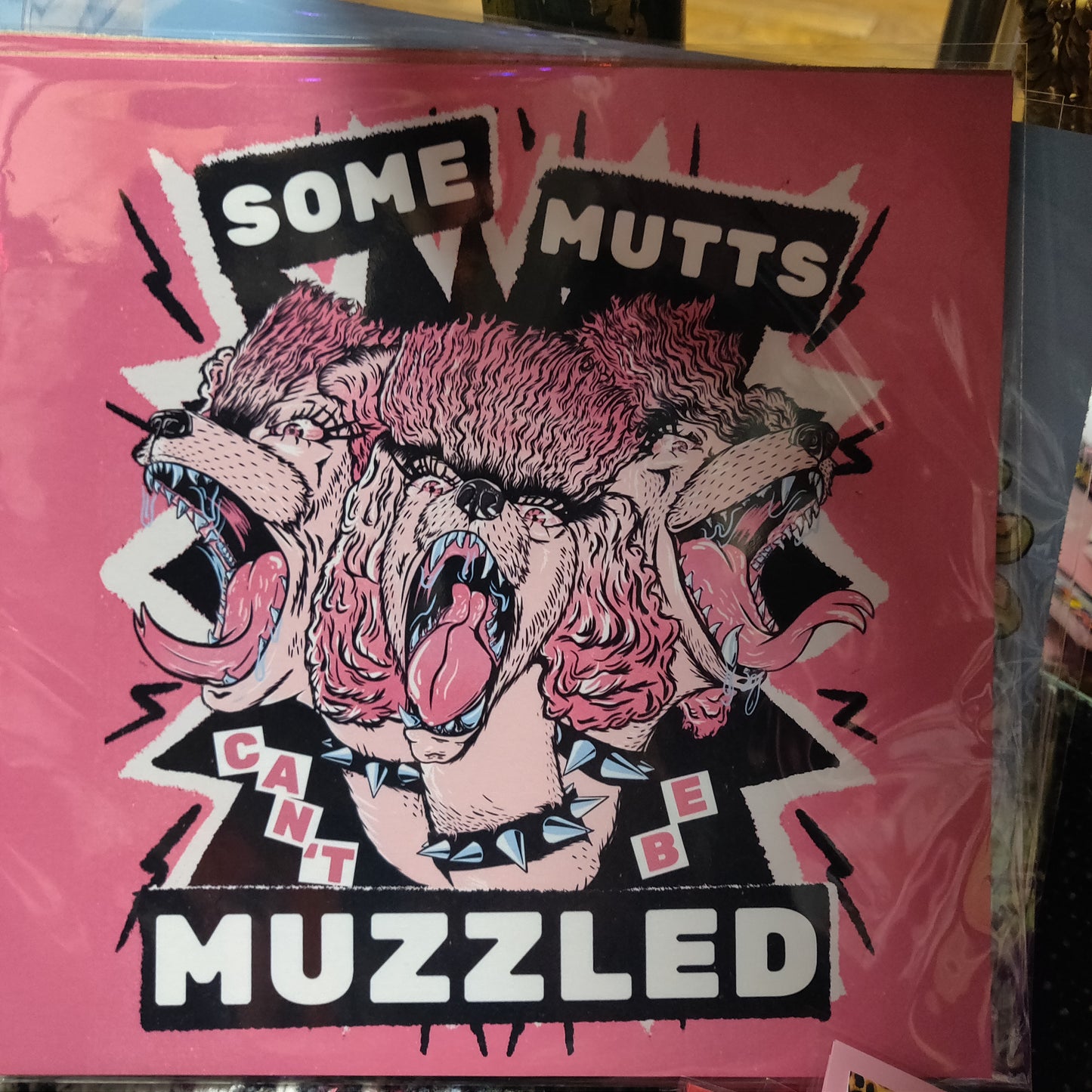 Some Mutts Can't Be Muzzled 8x8" PRiNT