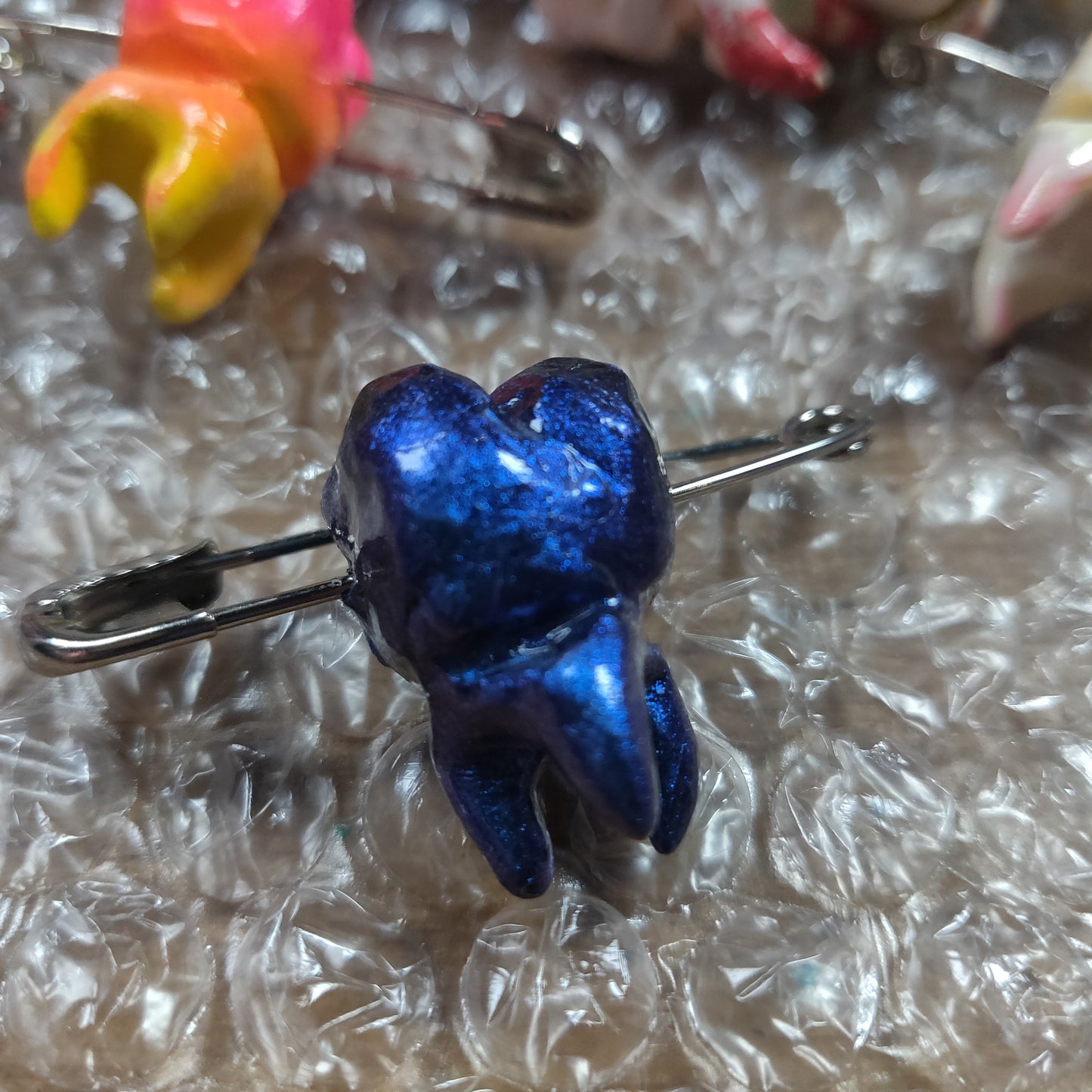 Handmade TOOTH PiNS & Pendants by Giles Crawford