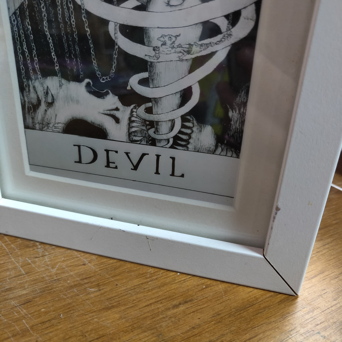 Devil Tarot Card FRAMED PRiNT
