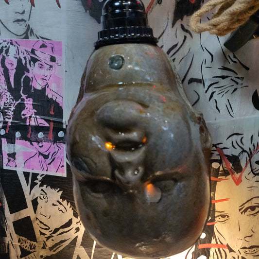 Beeb Head Hanging LAMP by The Ceramery