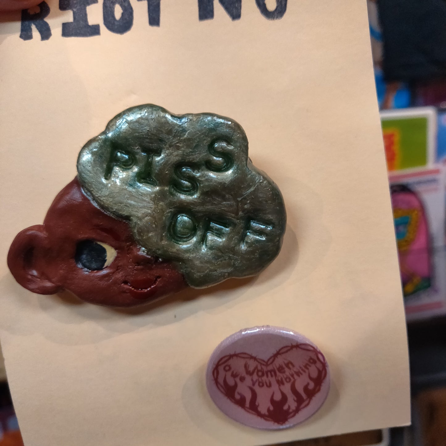 Riot NJ 2-piece Women Owe You Nothing PiN PACK
