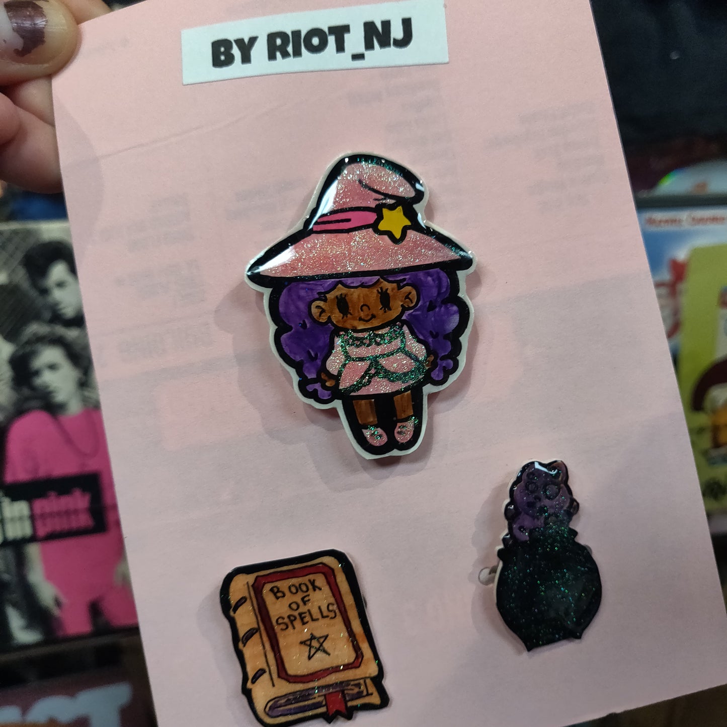 Riot NJ 3-piece Witch Whimsy PiN PACK