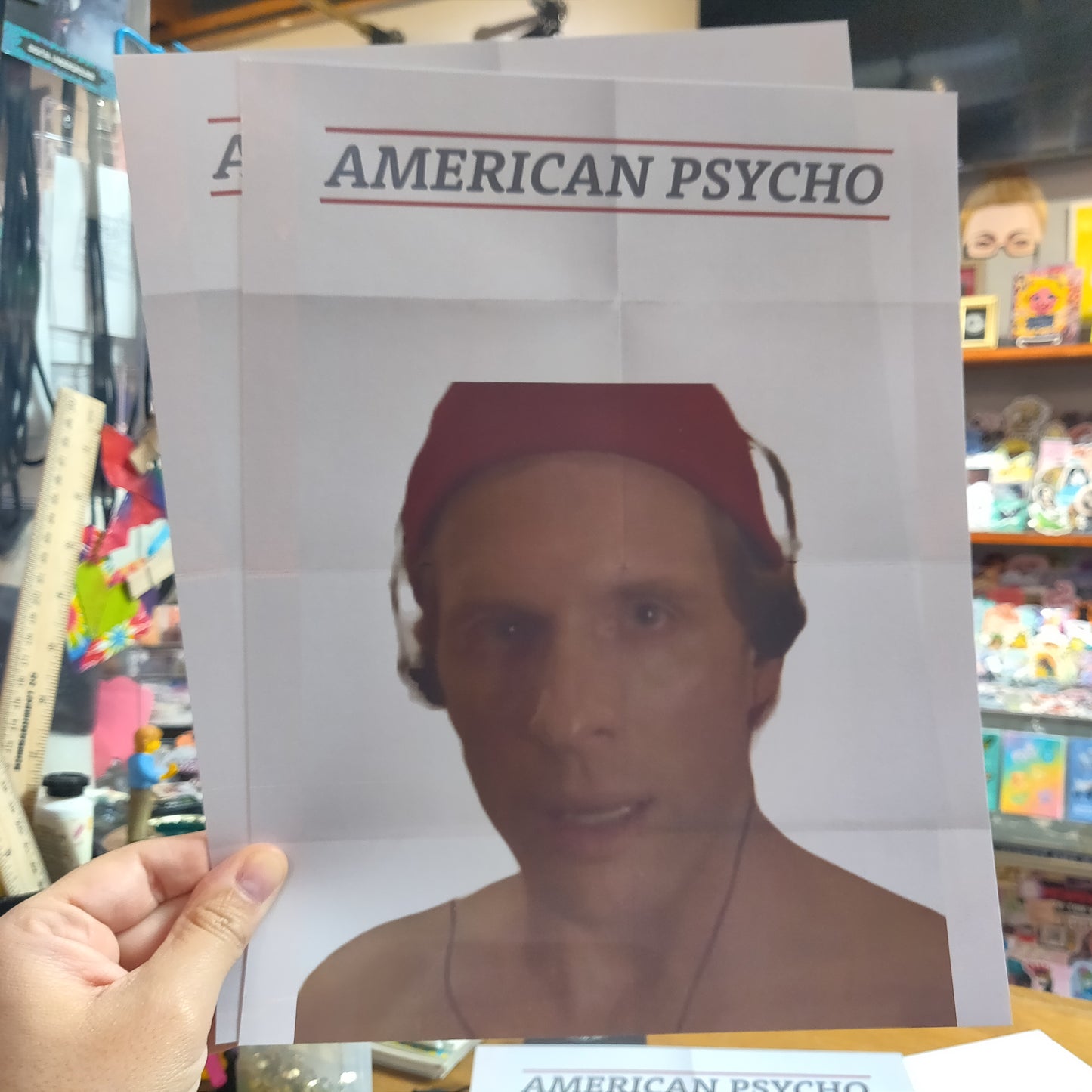 American Psycho Sunny Horror Parody POSTER PRiNT