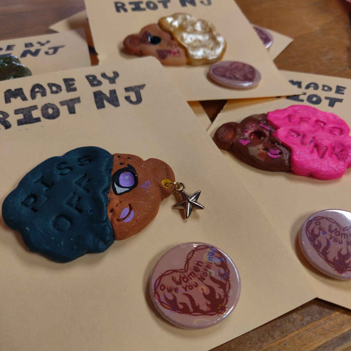 Riot NJ 2-piece Women Owe You Nothing PiN PACK