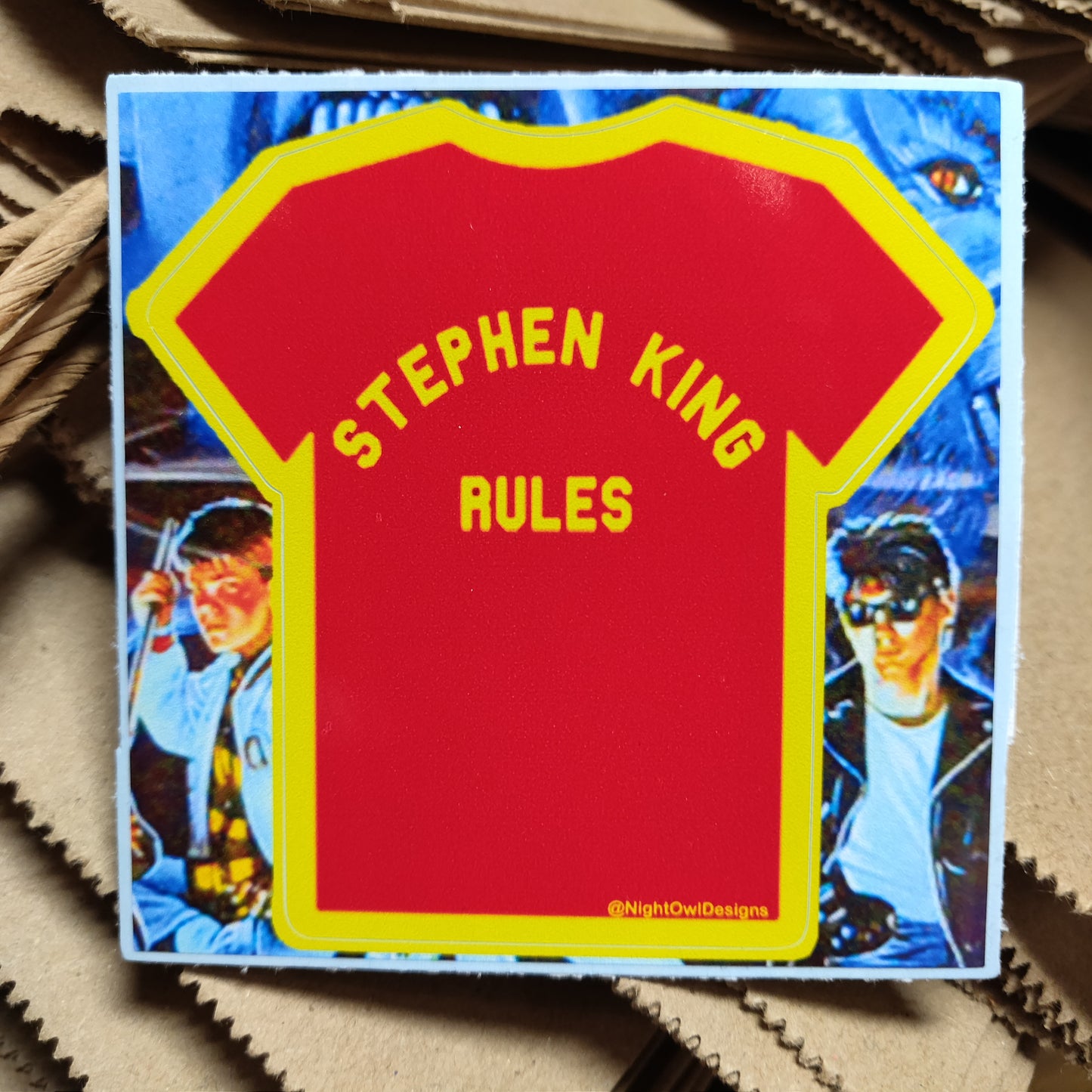 Stephen King Rules STICKER (The Monster Squad inspired)