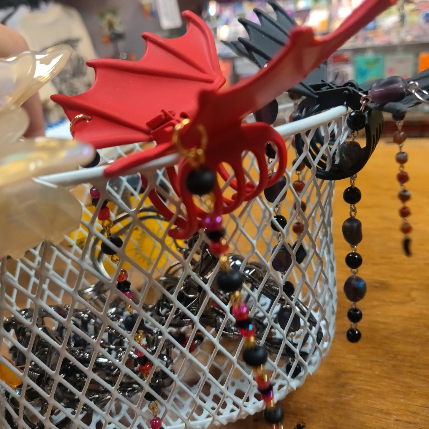 Beaded Bat Wing HAiR CLiPs by Lavish-Li Made