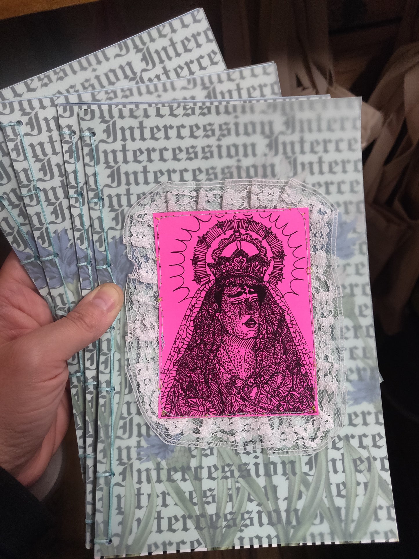 Intercession Lace Cover ZiNE by Lemon Liu Press