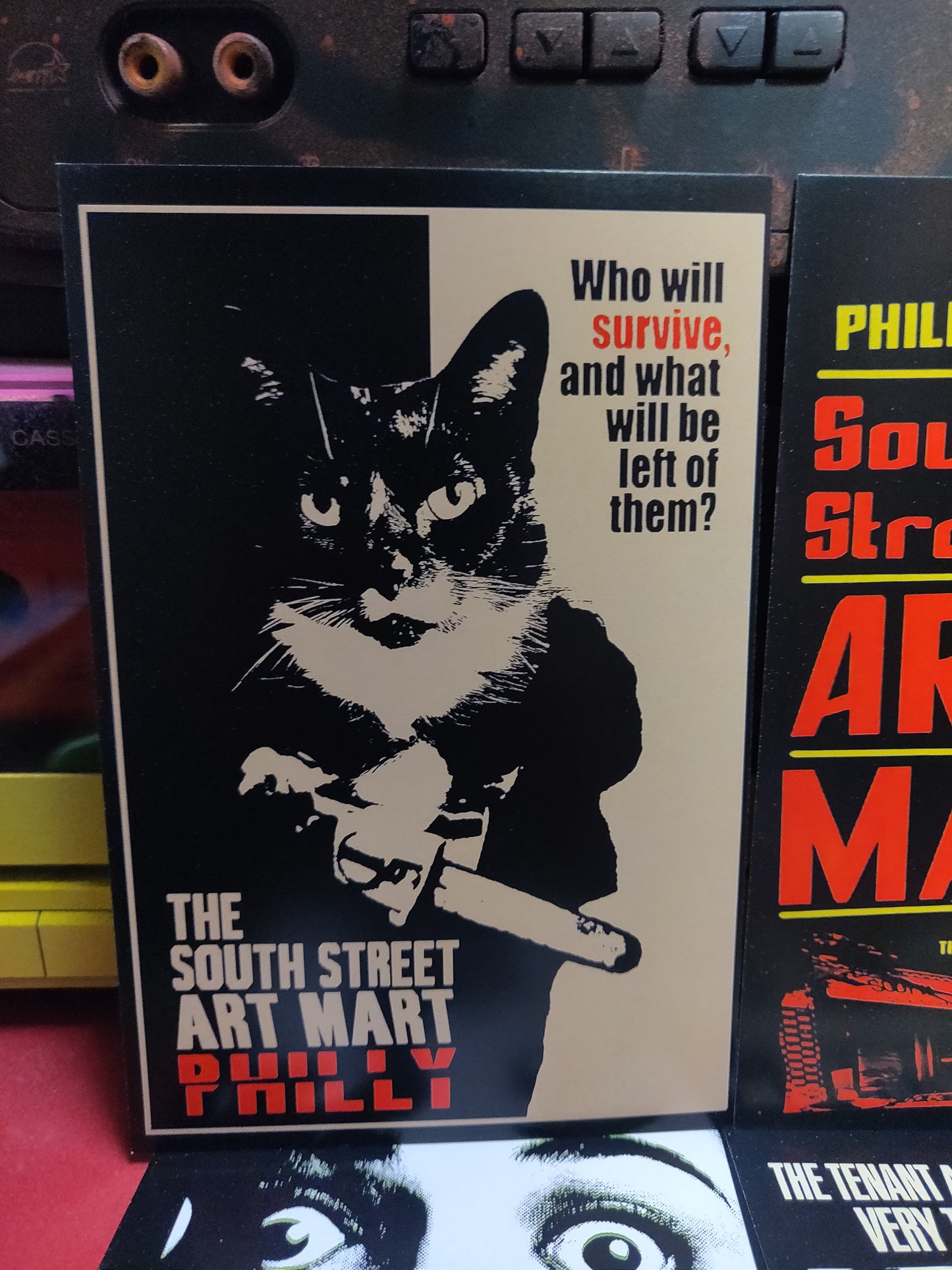 Nova Cat Horror Movie Mashup POSTCARDS