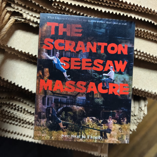 The Scranton Seesaw Massacre Office Horror Mashup MAGNET