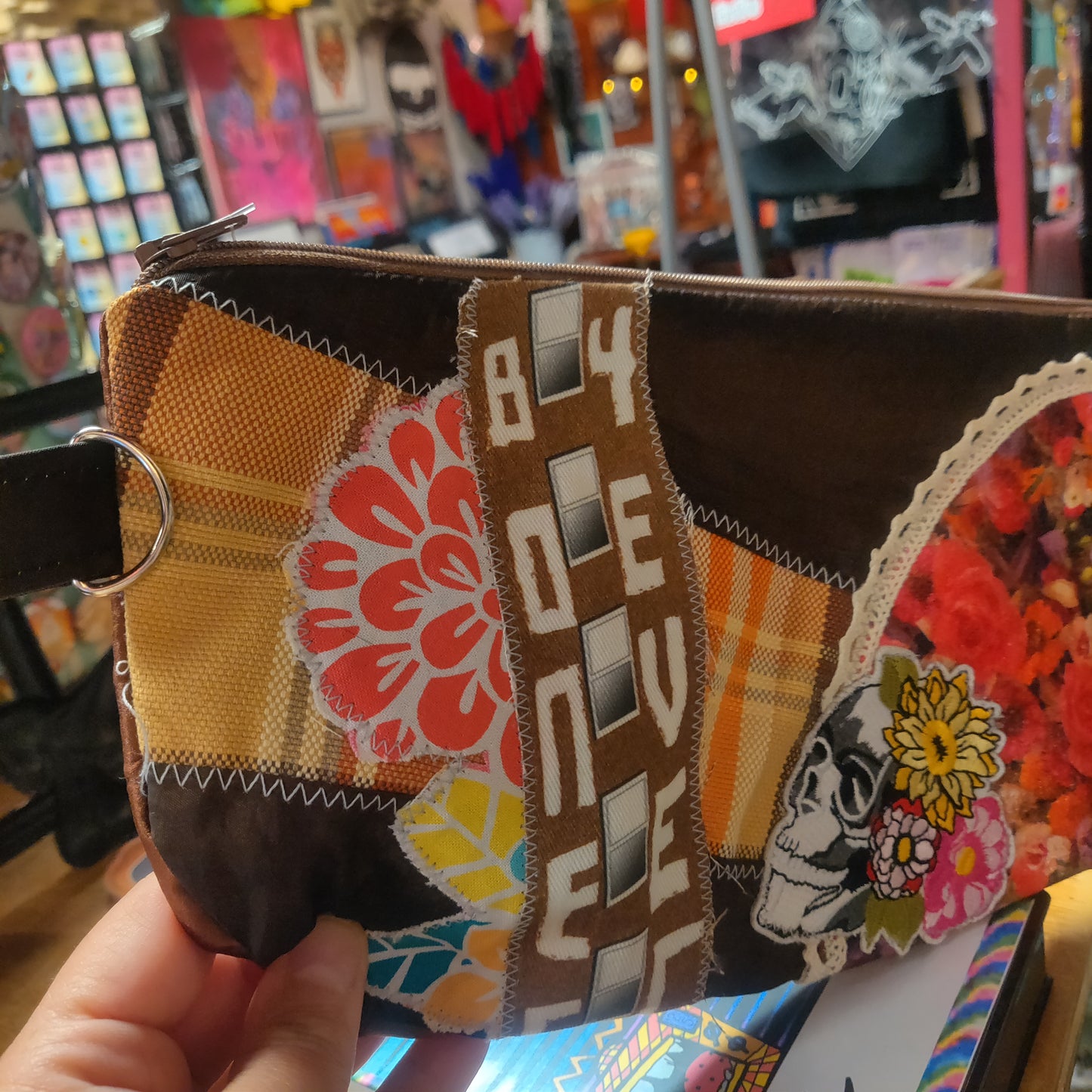 Skull/Boner 4 Ever ZIPPER POUCH
