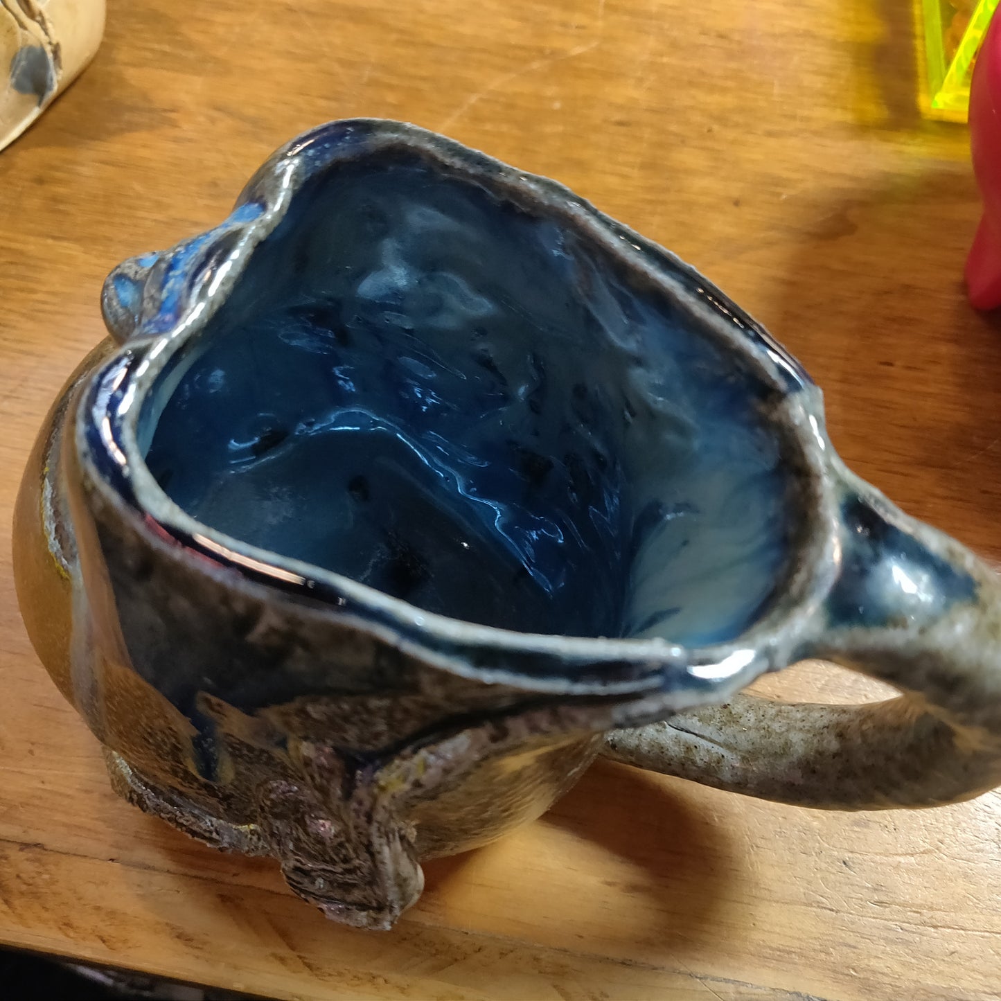 Deep Blue Ceramic Beeb Head MUG