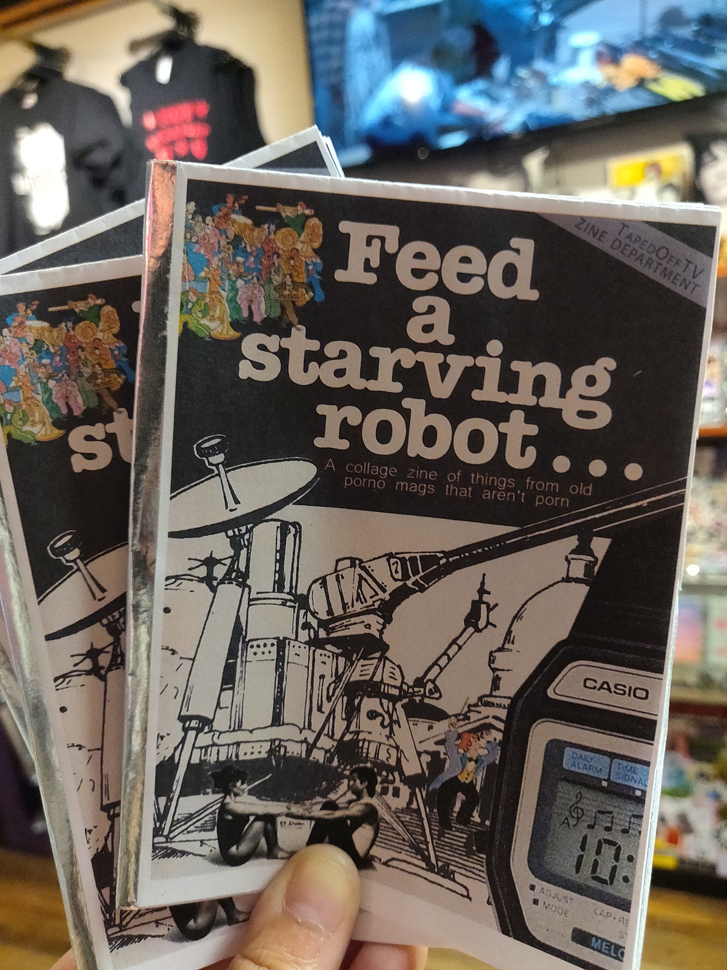 Feed a Starving Robot COLLAGE ZiNE ~ Things I found in old porno mags that aren't porn