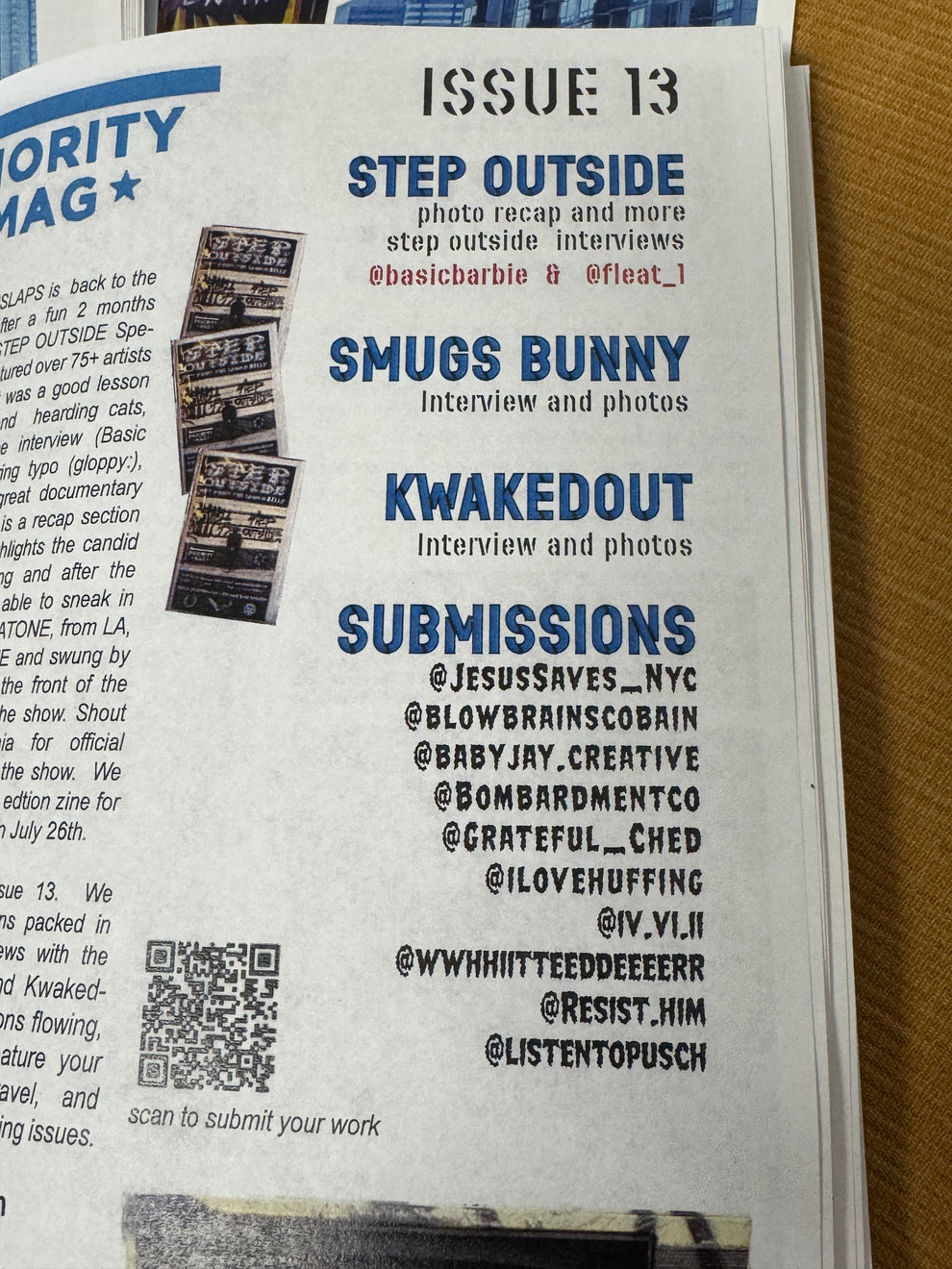 Priority Mag Issue #13 Street Art ZiNE @pmslaps