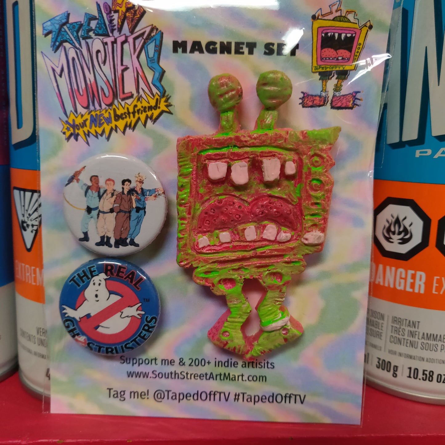 ~ Taped Off TV Monster Pals MAGNET SET ~ Series 01, Version 2.0