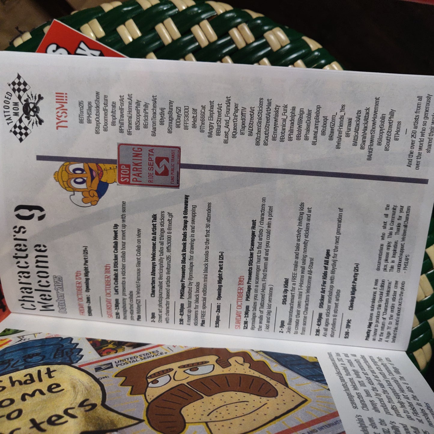 Priority Mag - Characters Welcome Special Edition 2025 - Vol. 9 Street Art ZiNE @pmslaps