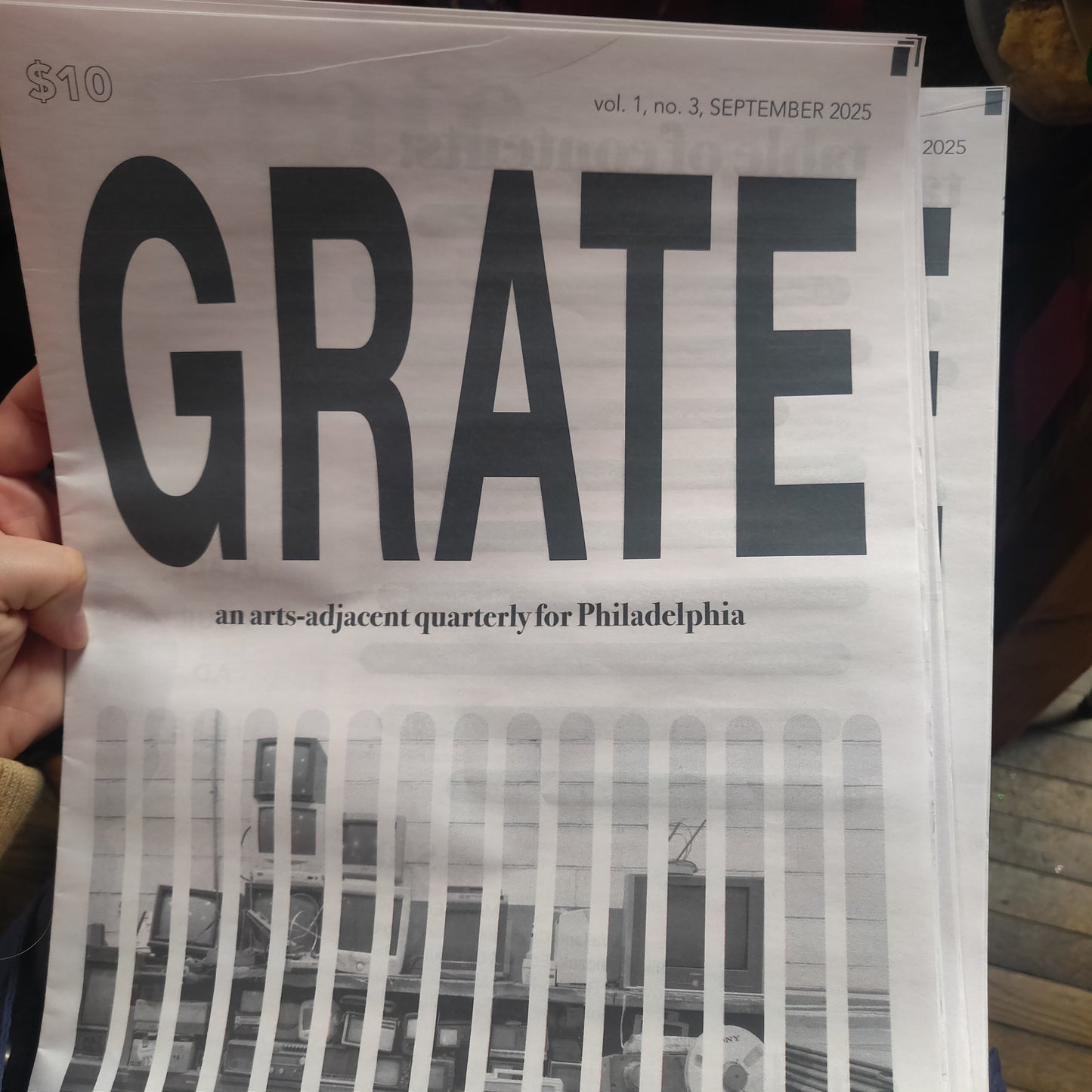 GRATE Magazine An Arts Adjacent Quarterly Vol. 01 No. 03 September 2025