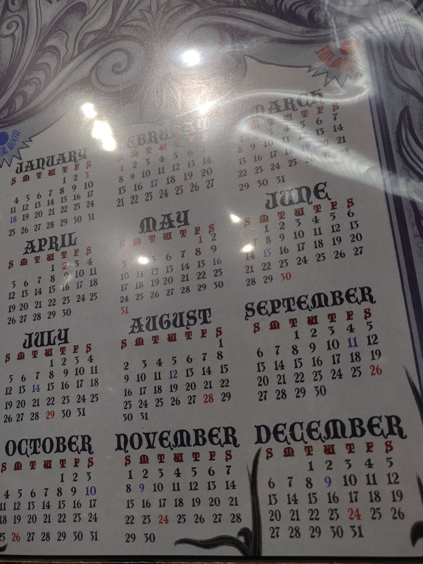 Here Lies 2026 Calendar PRiNT by Spawn's Art