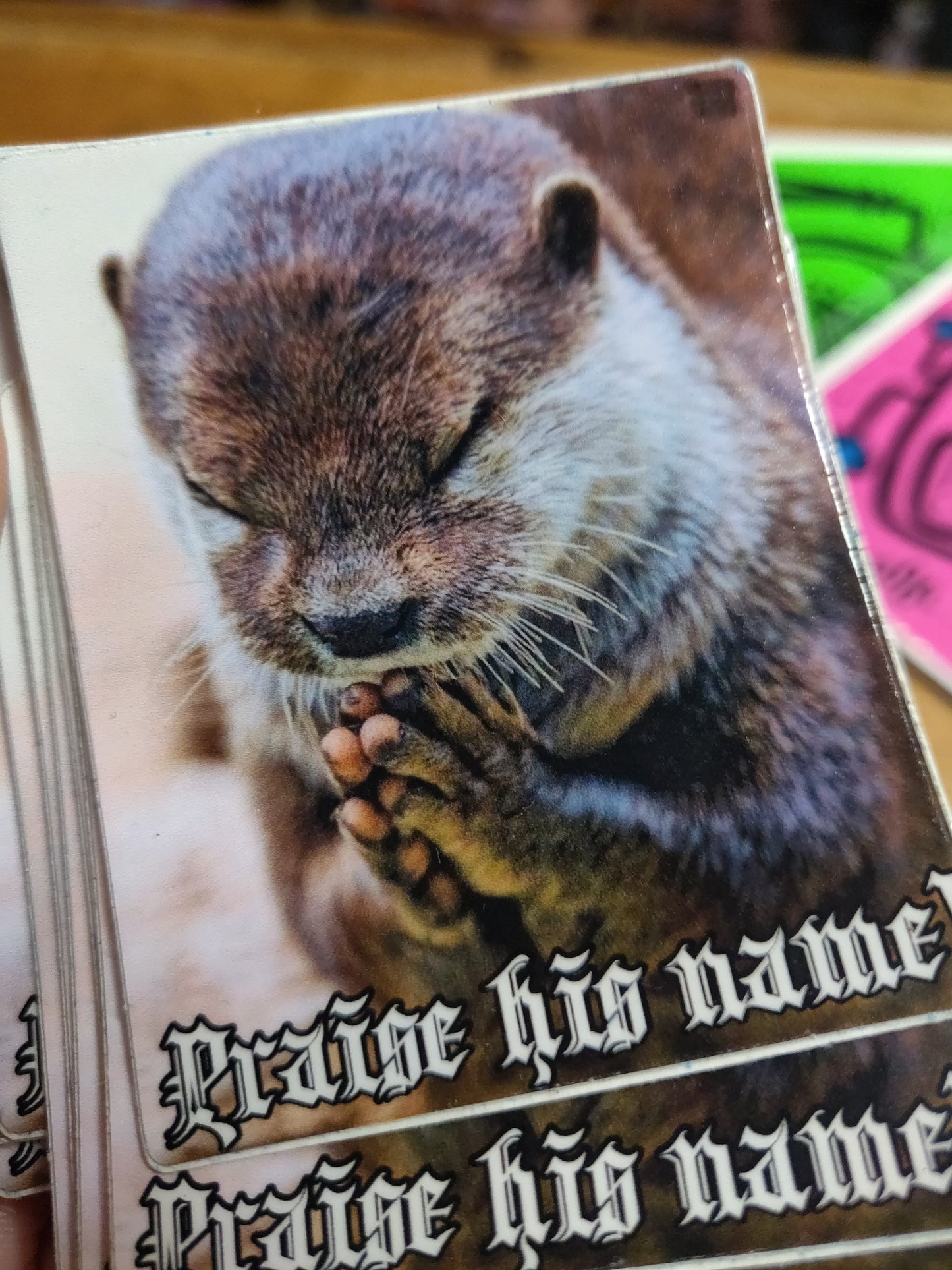 Otter Praise his name! Dobler STiCKER