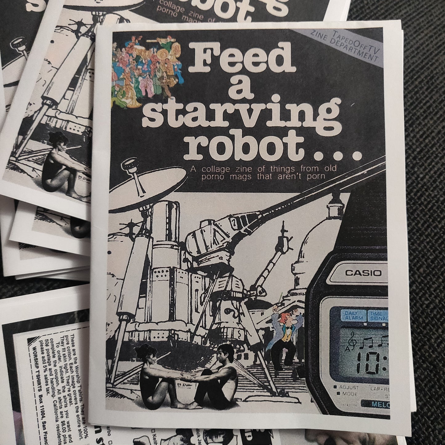 Feed a Starving Robot COLLAGE ZiNE ~ Things I found in old porno mags that aren't porn