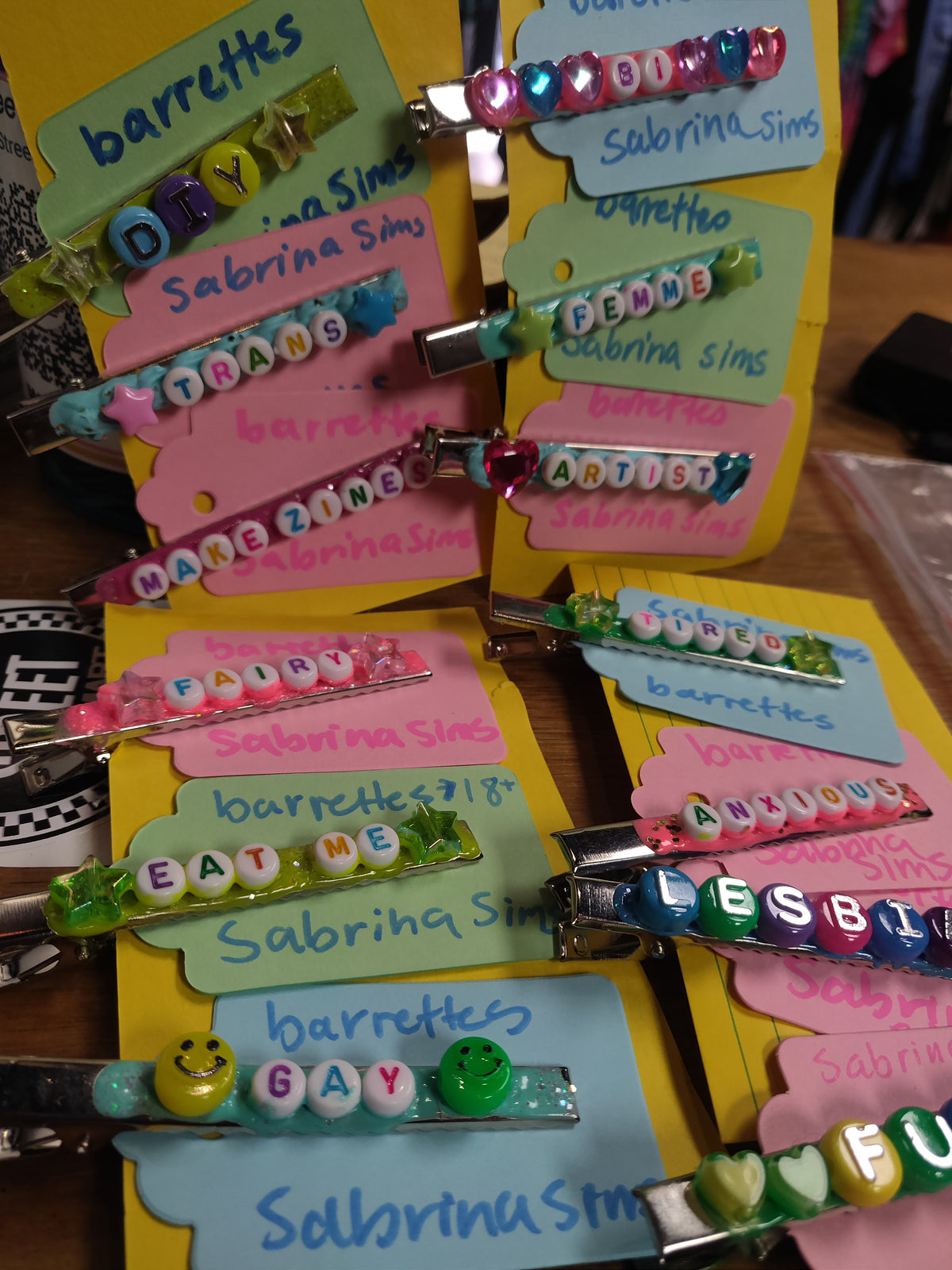Beaded HAiR PiNs / BARRETTES by Starly Art Studio