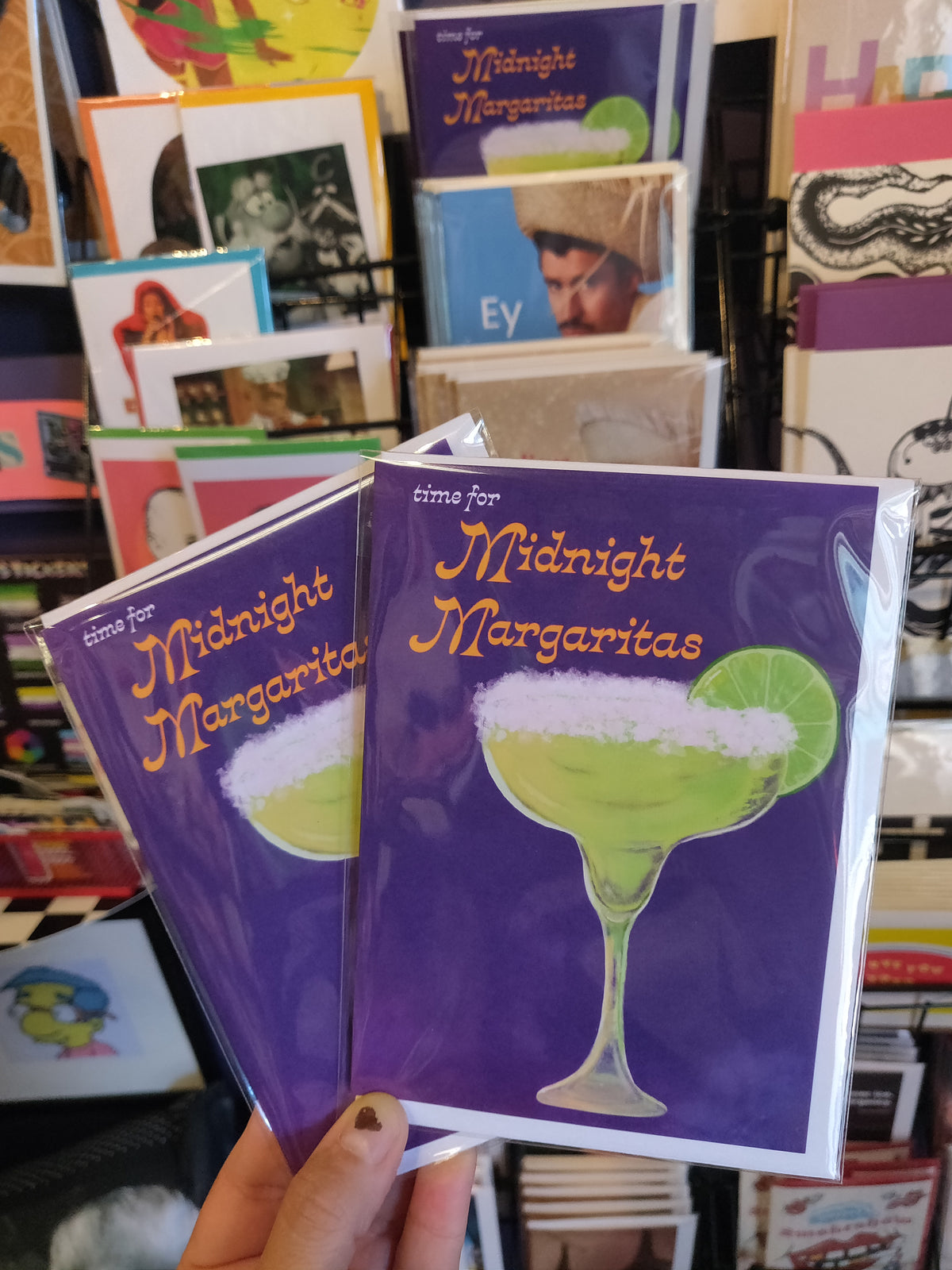 Time for Midnight Margaritas GREETiNG CARD
